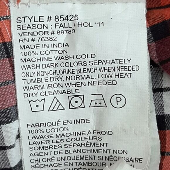 TIMBERLAND Earthkeepers Regular Fit Button Down Casual Plaid Shirt Mens Sz XL - Picture 14 of 14